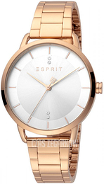 Esprit Macy Srebrny/Stal w kolorze różowego złota Ø36 mm ES1L215M0095