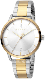 Esprit Macy Srebrny/Stal w odcieniu złota Ø36 mm ES1L215M0105