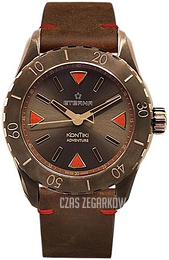 Eterna Kontiki Szary/Skóra Ø44 mm 1910.78.50.1428