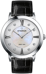 Eterna Eternity Biały/Skóra Ø40 mm 2711.41.66.1394