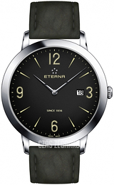 Eterna Eternity Czarny/Skóra Ø42 mm 2730.41.48.1397