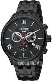Ferrè Milano Fabrizo Czarny/Stal Ø44 mm FM1G144M0051