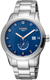 Ferrè Milano Silvio Niebieski/Stal Ø43 mm FM1G155M0061