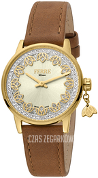 Ferrè Milano Żółte złoto/Skóra Ø32 mm FM1L103L0521