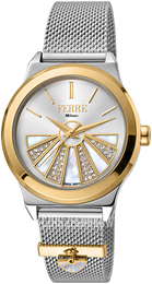 Ferrè Milano Venezia Srebrny/Stal w odcieniu złota Ø34 mm FM1L125M0081