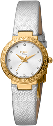 Ferrè Milano Srebrny/Skóra Ø25 mm FM1L132L0021