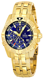 Festina Niebieski/Stal w odcieniu złota Ø43 mm F16119-2