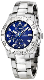 Festina Multifunction Niebieski/Stal Ø40 mm F16242-A