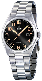Festina Czarny/Stal Ø40 mm F16374-8