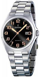 Festina Czarny/Stal Ø32 mm F16375-8