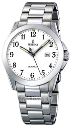 Festina Biały/Stal Ø40 mm F16376-1