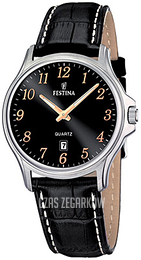 Festina Czarny/Skóra Ø41 mm F16456-6