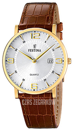 Festina Classic Srebrny/Skóra Ø40 mm F16478-3
