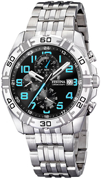 Festina Czarny/Stal Ø43 mm F16493-5