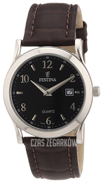 Festina Czarny/Skóra Ø30 mm F16521-6