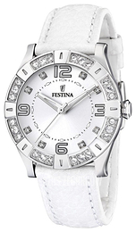 Festina Dress Srebrny/Skóra Ø38 mm F16537-1