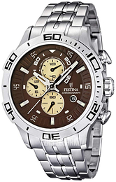 Festina Brązowy/Stal Ø44 mm F16565-8