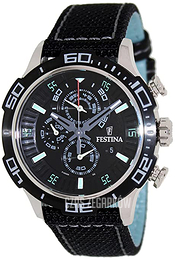 Festina Sport Czarny/Skóra Ø45 mm F16566-4