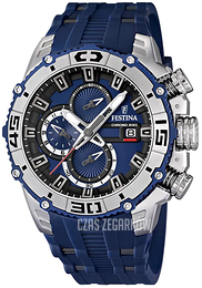 Festina Chrono Bike Niebieski/Stal Ø48 mm F16601-1
