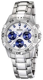 Festina Biały/Stal Ø40 mm F16635-1