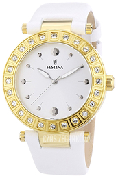 Festina Biały/Skóra Ø38 mm F16646-1