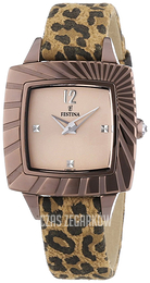 Festina Beżowy/Skóra F16651-1