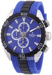 Festina Sport Niebieski/Guma Ø45 mm F16664-6