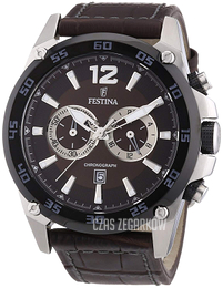 Festina Sport Brązowy/Skóra Ø47 mm F16673-6