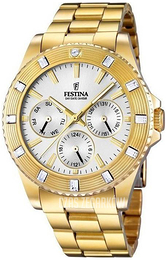 Festina Boyfriend Srebrny/Stal w odcieniu złota Ø40 mm F16694-1