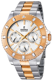 Festina Srebrny/Stal w kolorze różowego złota Ø40 mm F16695-1