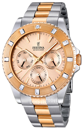 Festina Sport Różowe złoto/Stal w kolorze różowego złota Ø40 mm F16695-2