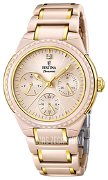 Festina Sport Beżowy/Stal w odcieniu złota Ø35 mm F16699-3