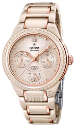 Festina Beżowy/Stal w kolorze różowego złota Ø38 mm F16699-6