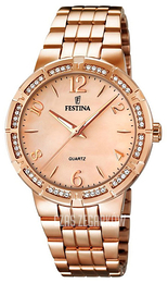 Festina Różowe złoto/Stal w kolorze różowego złota Ø36 mm F16705-2