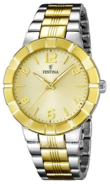 Festina Dress Szampański/Stal w odcieniu złota Ø36 mm F16712-1