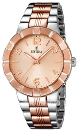 Festina Różowe złoto/Stal w kolorze różowego złota Ø36 mm F16712-2