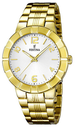 Festina Dress Biały/Stal w odcieniu złota Ø36 mm F16713-1
