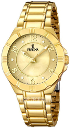 Festina Mademoiselle Żółte złoto/Stal w odcieniu złota Ø34 mm F16727-1