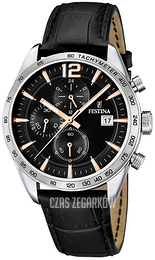 Festina Czarny/Skóra Ø43.5 mm F16760-6
