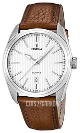 Festina Dress Biały/Skóra Ø44 mm F16777-1