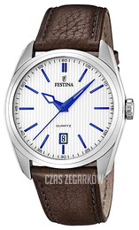 Festina Dress Biały/Skóra Ø44 mm F16777-2