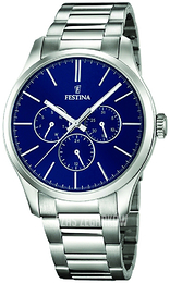 Festina Niebieski/Stal Ø43 mm F16810-3