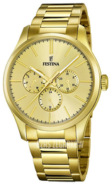 Festina Sport Żółte złoto/Stal w odcieniu złota Ø44 mm F16811-1