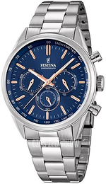 Festina Niebieski/Stal Ø44 mm F16820-A