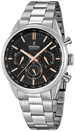 Festina Czarny/Stal Ø44 mm F16820-B