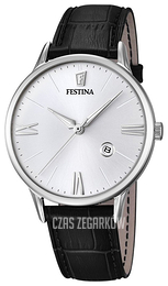 Festina Dress Srebrny/Skóra Ø41 mm F16824-1