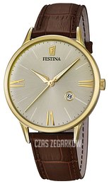Festina Dress Szary/Skóra Ø41 mm F16825-2