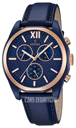 Festina Sport Niebieski/Skóra Ø43 mm F16862-1