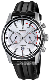 Festina Sport Srebrny/Skóra Ø44 mm F16874-1