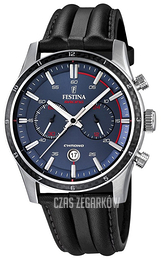 Festina Sport Niebieski/Skóra Ø44 mm F16874-2